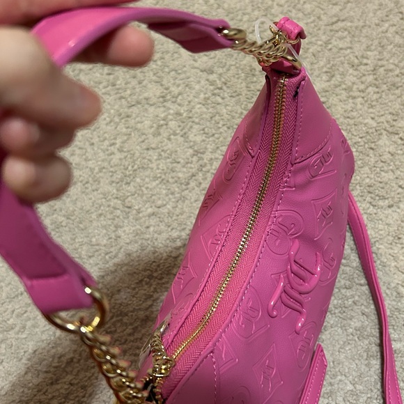Rare NWT Juicy Couture Good Times Shoulder Bag Juicy Pink - Picture 11 of 15